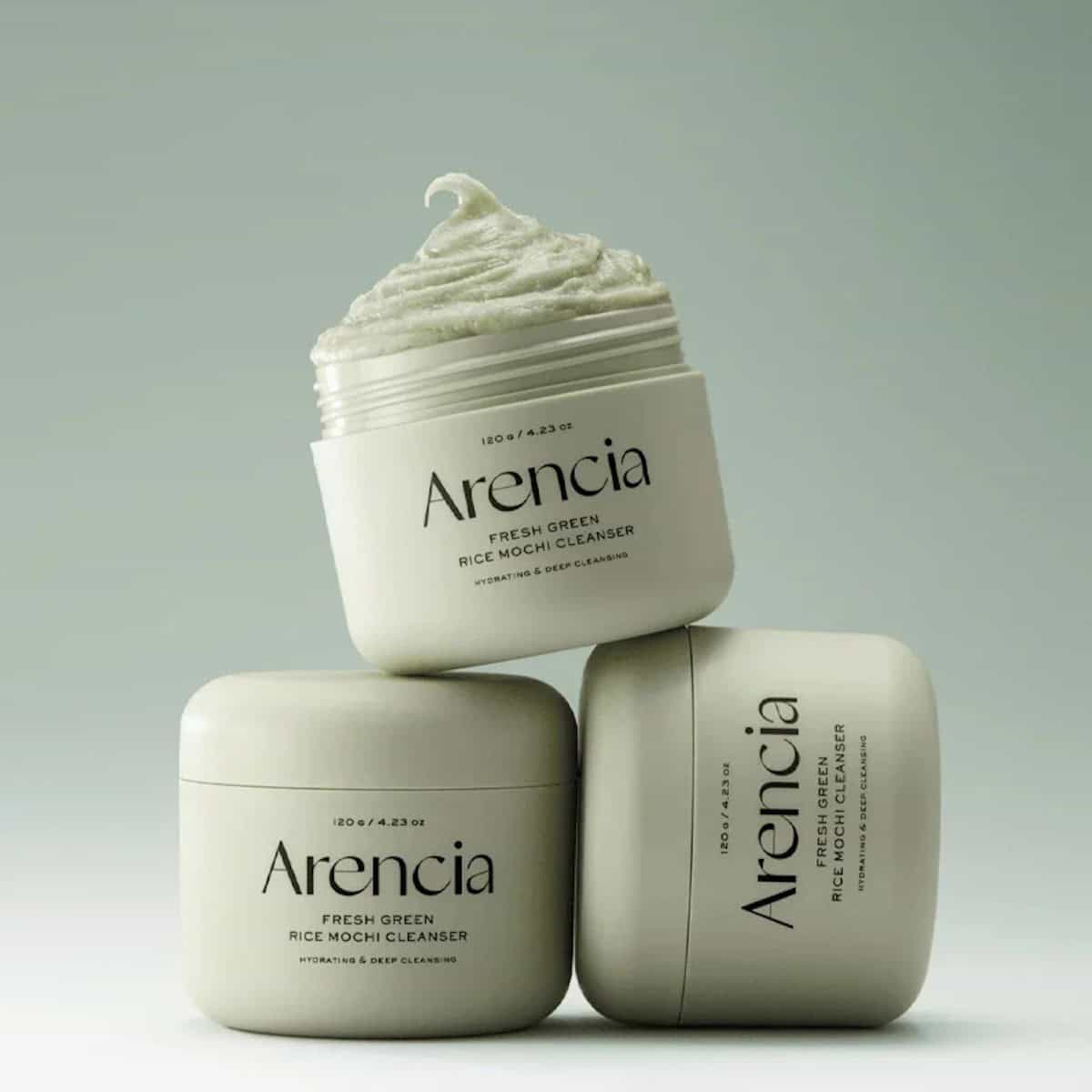 [Limpiador facial] Arencia Fresh Green Rice Mochi Cleanser 120ml
