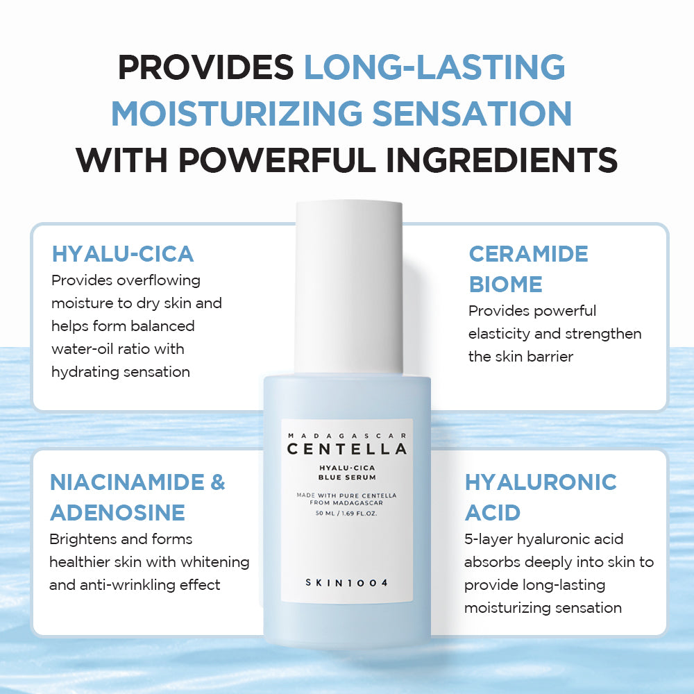 Madagascar Centella Hyalu-Cica Blue Serum 50ml