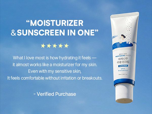 Round Lab Birch Juice Moisturizing Sun Cream 50ml