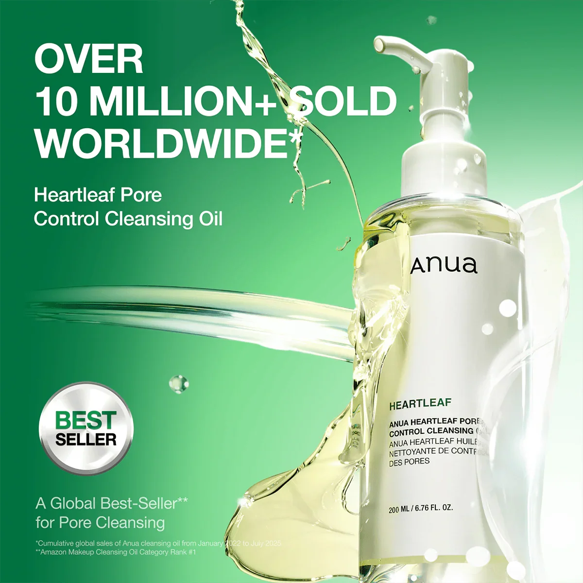 Anua Heartleaf Pore Control Cleansing Oil, Pore Cleanser, Sebum