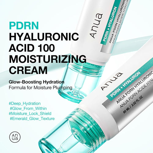 Anua PDRN Hyaluronic Acid 100 Moisturizing Cream 60ml