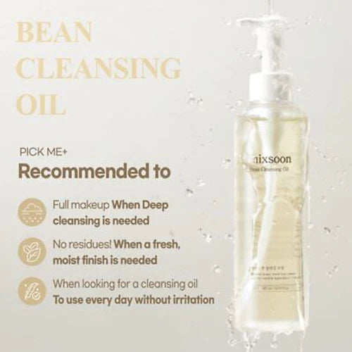 [Aceite limpiador facial] MIXSOON Bean Cleansing Oil 195ml