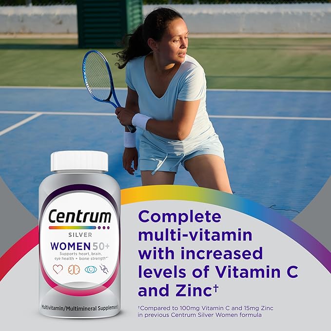 Centrum Silver Women 50+ Suplemento Nutricional 100 Capsulas