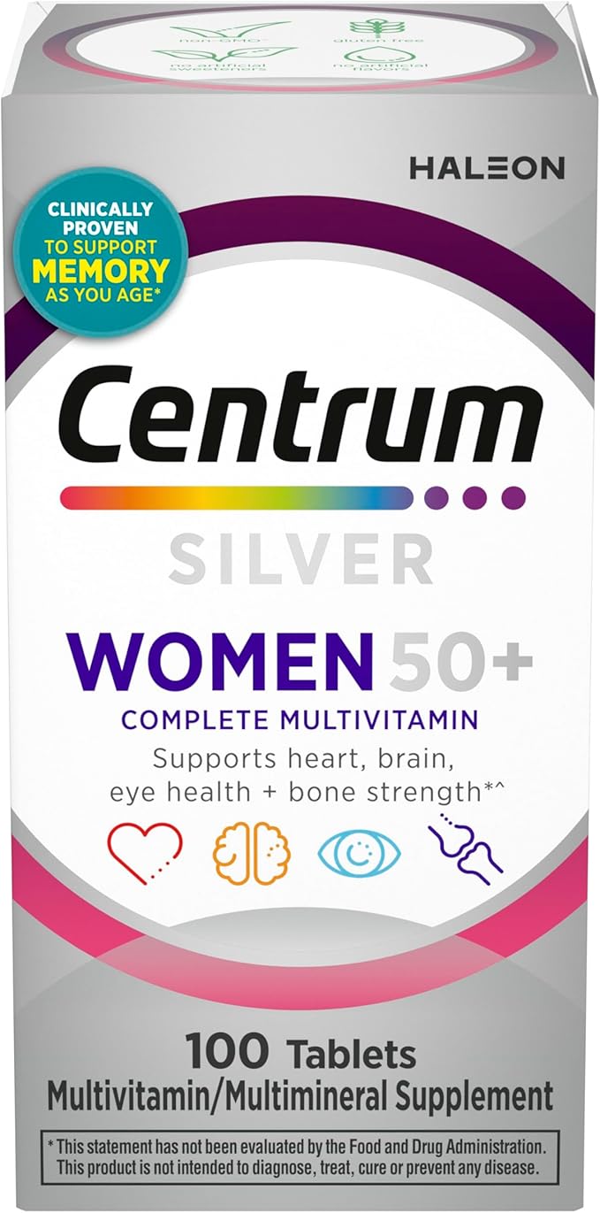 Centrum Silver Women 50+ Suplemento Nutricional 100 Capsulas